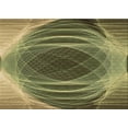 thumbnail image 1 of Ahgly Company Indoor Rectangle Patterned Brass Green Area Rugs, 7' x 9', 1 of 6