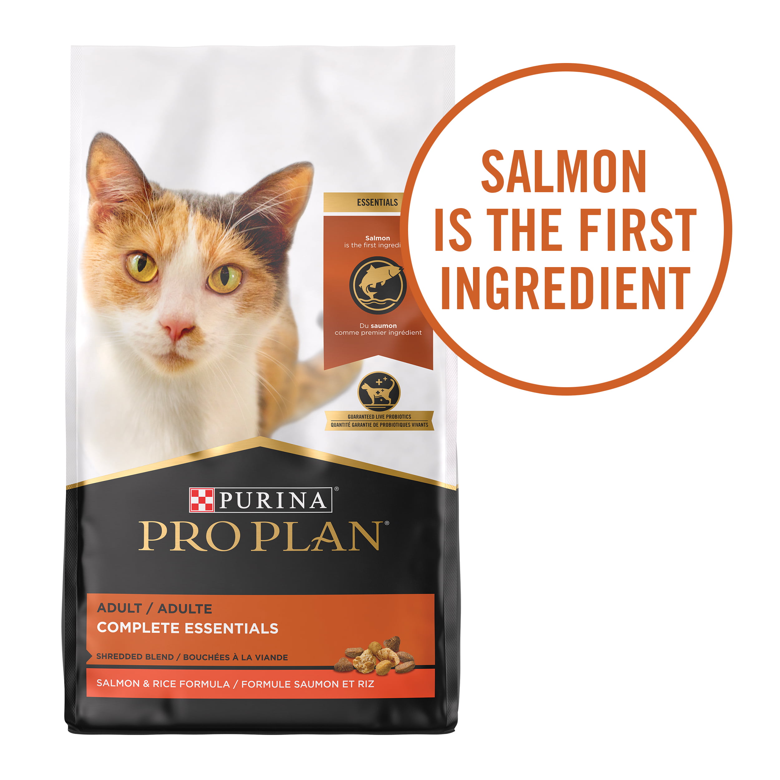 Purina Pro Plan With Probiotics, High Protein Dry Cat Food, Shredded