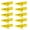 Yellow, variant on BIMZUC 10PCS Battery Safety Clamp 4mm Banana Jack Rear Brass Nickel Plated Full Protection for Ships RVs Trucks Alligator Clips Red (6.69 inches / 17.0 cm)