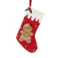 thumbnail image 3 of 2Pcs Christmas Stockings, Christmas Gingerbread Man 18 Inches Large Christmas Stocking, Xmas Fireplace Hanging Stockings Decorations for Family Holiday Party Ornaments Decor, 3 of 7