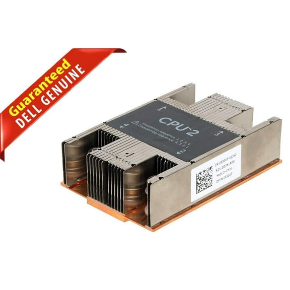 Genuine Dell OEM PowerEdge M630 CPU 2 Heatsink Assembly Copper Aluminum 93GVP - New