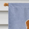thumbnail image 3 of Carolines Treasures BB5701CHF English Bulldog Red White Welcome Flag Canvas House Size, 3 of 4