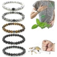 thumbnail image 1 of Pulsera de cuero con diseño de chismes de aleación retro Yin Yang con cuerda de mano multicapa - Código de modelo C 12616 C, 1 of 5