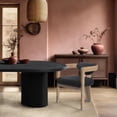 thumbnail image 5 of Meridian Furniture Belinda Black Oak Wood Dining Table, 5 of 29