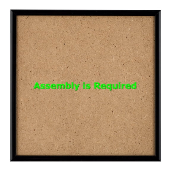 Quadro Frames 8.5x8.5 inch Picture Frame, Black, Style P375-3/8 inch Wide Molding