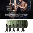 thumbnail image 1 of Bandas De Resistencia 11 unids/set tubo de entrenamiento de ejercicio duradero antideslizante para gimnasio Fitness (200LBS), 1 of 8