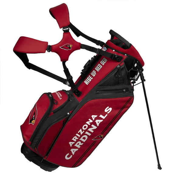 WinCraft Arizona Cardinals Caddie Carry Hybrid Golf Bag