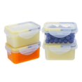 thumbnail image 1 of Juego de recipientes para almacenamiento de alimentos KIGI, paquete de 4 unidades, caja Bento de 180 ml, 1 of 1