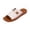 White, variant on Wide Width Shoes for Women, Leather Sandals for Women, Women Flat Sandals, Womens Square Toe Flat Sandals Summer Dressy Slides Lightweight Vacation Beach Slippers Casual Sandal Slip On, Black 5.5