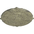 thumbnail image 3 of 39 1/2"OD x 2 1/2"P Attica Ceiling Medallion (Fits Canopies up to 3 3/4"), Hand-Painted Castle Stone Crackle, 3 of 5