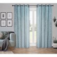 thumbnail image 2 of Safdie & Co. Curtain 96L Jacquard Amberly Aqua, 2 of 4