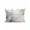 White Blue Grey, variant on Outdoor Pillow Waterproof 1 Pack, Beach Coastal Patio Throw Pillows for Couch Bed Sofa with Insert, Summer Nautical Coral Shell Botanical Vintage Decorative Travel/Reading Pillow Set 12x20 Inch