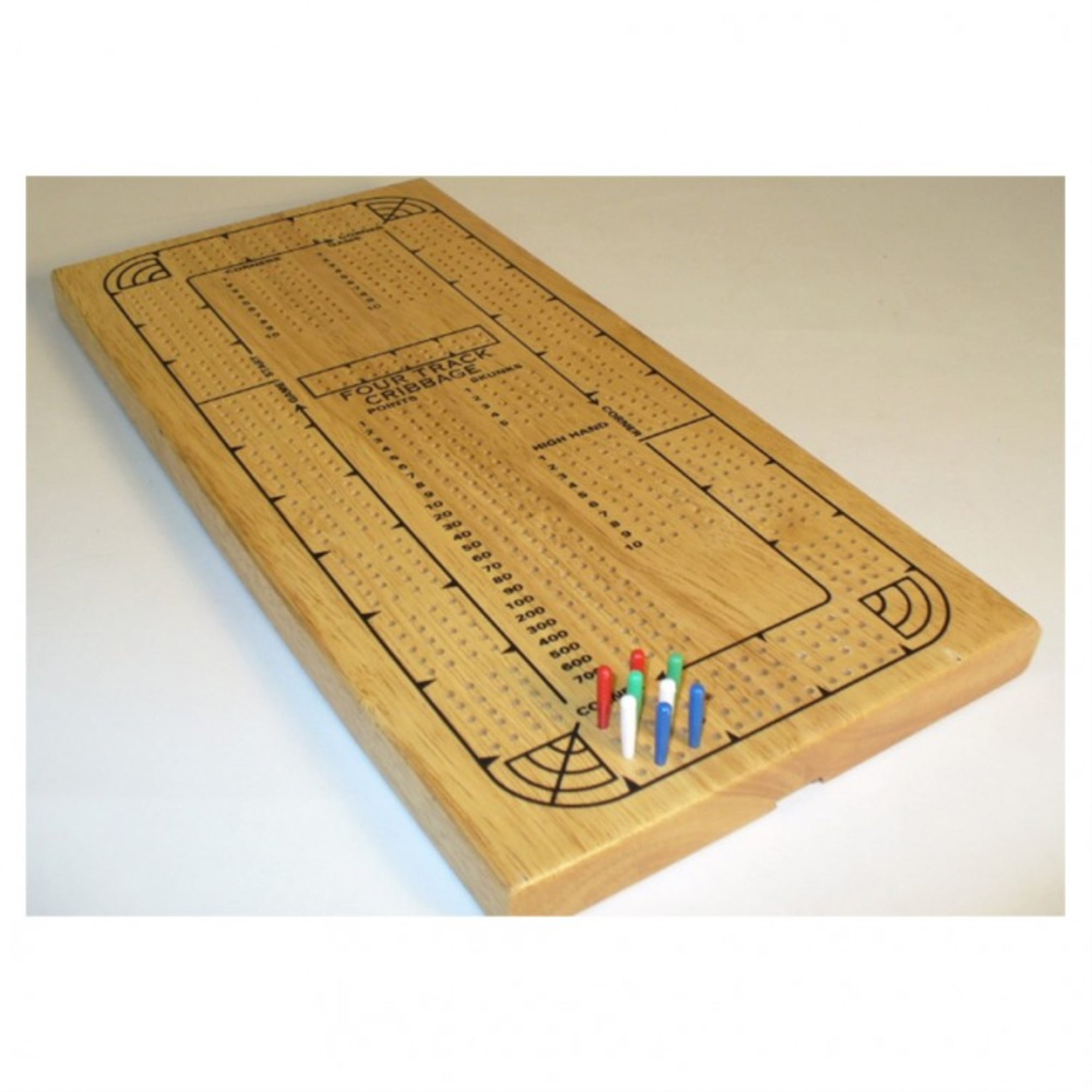 Four Track Cribbage Board New