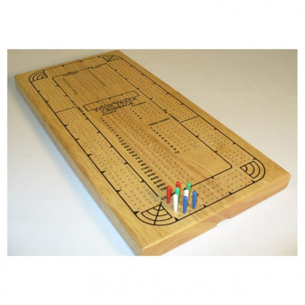 Four Track Cribbage Board New