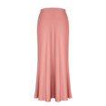 thumbnail image 2 of ZToonmas Women's High Waist Fold Over Maxi Skirt Casual Stretchy Bodycon Long Skirt for Loungewear and Everyday Wear, 2 of 3