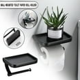 thumbnail image 1 of Back to School! mtvxesu Tool Storage, Toilet Tissue Box Roll Paper Tube Rack Toilet Wall-mounted Pumping Paper Box Shelf Free Punching Toilet Paper Box Paper Towel Rack, 1 of 2