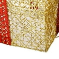 thumbnail image 5 of Bibana Set of 3 Christmas Lighted Gift Boxes, Plug-in Holiday Decor for Indoor & Outdoor, Yard, Wedding, and Home (Gold), 5 of 6