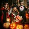 thumbnail image 4 of Konghyp Halloween Witch Figurine with Light-Up, Sound Effects, and Moving Action – Battery-Powered Welcome Sign Decoration for Halloween Parties and Home Decor, 4 of 9