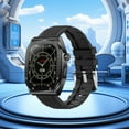thumbnail image 1 of Pgyong Electronics Clearance Wearable Watch Multifunction Rectangular Screen Wireless Magnetic Charging NFC Control Motion Record IP68 Watertightness Bluetooth Function, 1 of 9