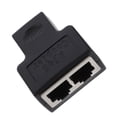 thumbnail image 3 of Plastic Ethernet Splitter Cable Adapter RJ45 Ethernet Cable Splitter Adapter, 3 of 8
