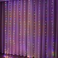 thumbnail image 1 of Guirnalda de cortina de luces navideñas, adornos navideños para el hogar, regalos de Navidad, decoración de Año Nuevo, 2024, 1 of 5