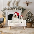 thumbnail image 4 of BingoPaw Medium Cat Bed Seat Lounger Soft Plush Fabric Nesting Chair Couch Stool, 24"L, 4 of 14
