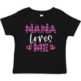 thumbnail image 3 of Inktastic My Nana Loves Me Hearts in Pink Plaid Boys or Girls Baby T-Shirt, 3 of 5