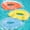 Blue & Yellow & Orange, variant on 3 Pack Pool Floats Adult, Minimalist Design Pool Chair Float, 52" X 38" Dopamine Colors, Drifter, Chair, Hammock 3-in-1 Inflatable Pool Toys for Pool Party, Lake, River, Sea, Outdoor
