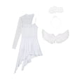 thumbnail image 6 of inhzoy  Women's Angle Dress Guardian Angel Outfit Sets White A S, 6 of 7