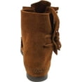 thumbnail image 2 of Minnetonka Mens Two Button Hardsole Boot, Brown, Size 11, 2 of 5