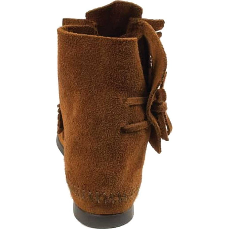 Minnetonka Two Button Hardsole Men's Hard Sole Moccasin Boots