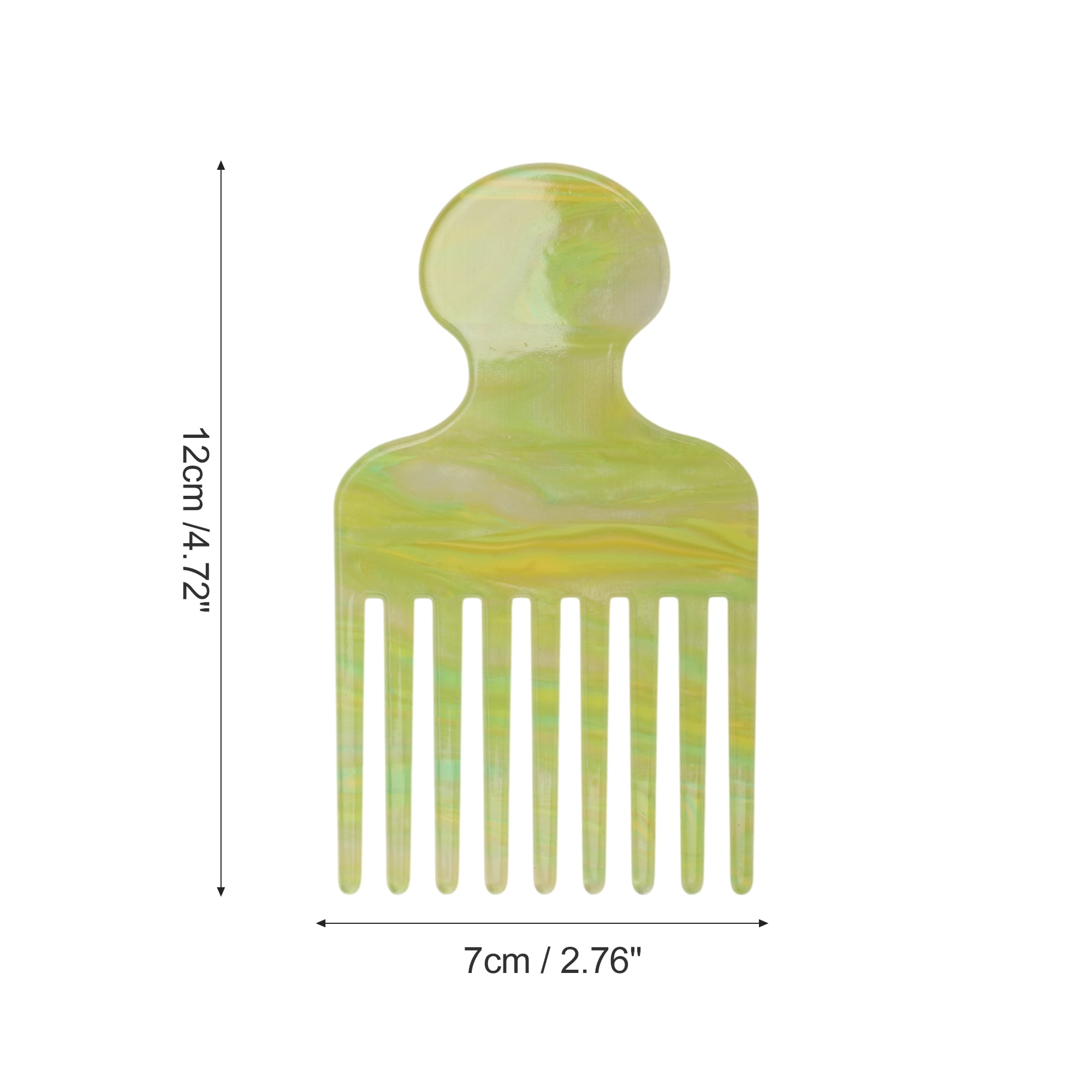 Unique Bargains 1 Pc Fashion Hair Insert Comb for All Hair Types Styles Green