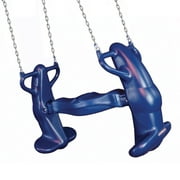Swing-N-Slide Heavy-Duty Mega Rider Glider Swing - Multi-Child Swing - Blue