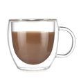 thumbnail image 4 of FNNMNNR Coffee Cup Glass Mugs Transparent Cups 150ml Borosilicate Double-layer Juice Milk Double Layer, 4 of 20