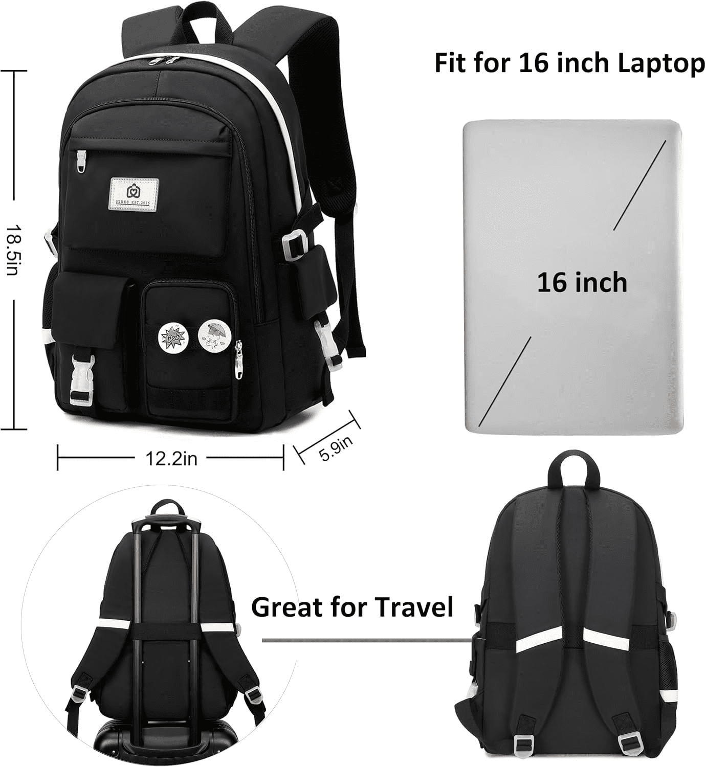 AO ALI VICTORY Laptop Backpacks 15.6 Inch School Bag College Backpack for Girls Backpack Anti Theft Travel Daypack Large Bookbags for Teens Girls ... AO ALI VICTORY Laptop Backpacks 15.6 Inch School Bag College Backpack for Girls Backpack Anti Theft Travel Daypack Large Bookbags for Teens Girls ...