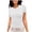 White, variant on T Shirts for Women Short Sleeves Crew Neck Basic Shirt Blue Summer Tops Women Clothing