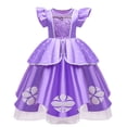 thumbnail image 1 of Disfraz de Sofía para niña, primer vestido de princesa para fiesta de cumpleaños, vestidos de graduación Fivean unisex, 1 of 2