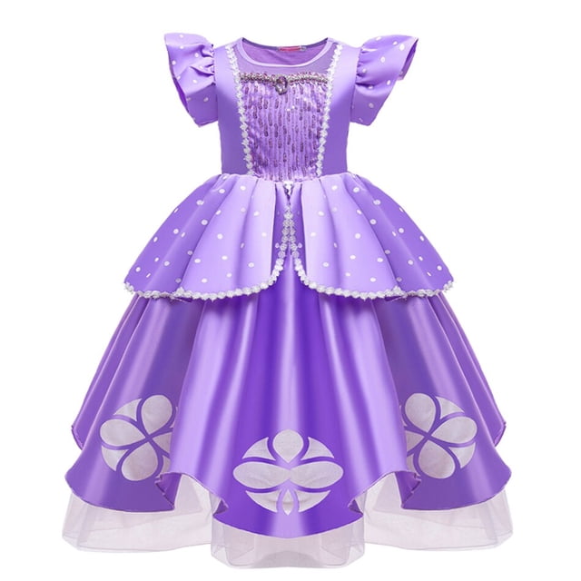 Disfraz de Sofía para niña, primer vestido de princesa para fiesta de cumpleaños, vestidos de graduación Fivean unisex