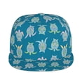 thumbnail image 2 of Fotbe Sea Turtle Flat Bill Visor Cap Classic Snapback Hat Polyester Foam Trucker Hat Trucker Cap Adjustable Baseball Cap, 2 of 9