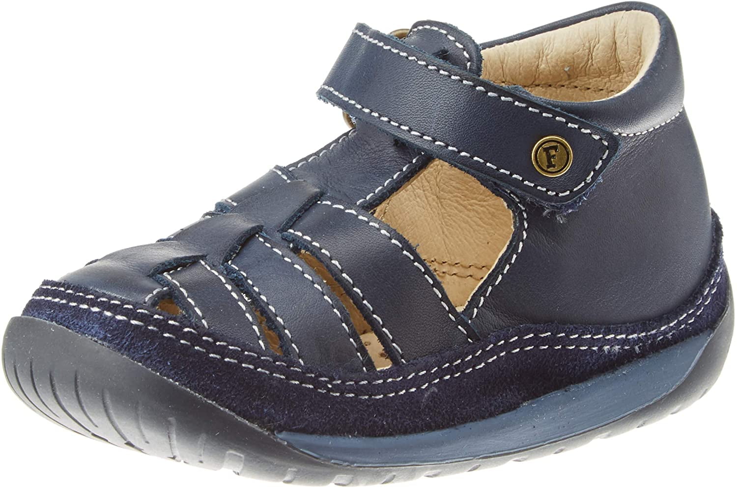 Sneakers Falcotto Primi Passi Bambina Grigia Cuori Glitter