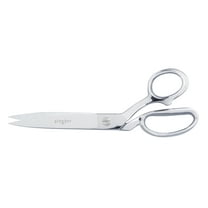 Gingher Knife Edge Bent Trimmers, 10", Silver