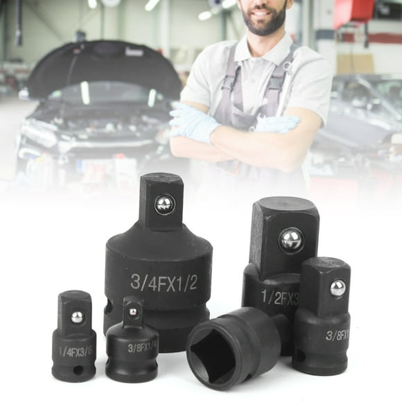 Impact Socket Adaptor, Durable High Hardness Impact Socket Reducer, Impact Resistance Rust-proof Pneumatic Tool For Electric Tool
