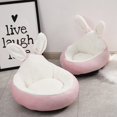 thumbnail image 4 of Cuddler Pet Bed Detachable Washable Rabbit Design Cat Cushion Bed Round Dog Bed, 4 of 10