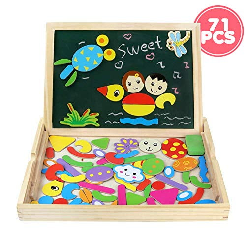 Fajiabao Magnetic Drawing Board-Small Kids Drawing Doodle Board for Toddler Kids Birthday Gift for Writing Painting and Learning