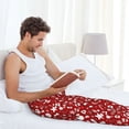 thumbnail image 5 of Hirioo Red Christmas Cheer. for Women's PJ Pajama Pants Sleep Pants Women's Home Trousers with Pockets,S-3XL-Large, 5 of 6