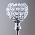 thumbnail image 2 of Efavormart 16" Tall Sleek Pillar Crystal Votive Tealight Candle Holder Wedding Centerpiece, 2 of 6