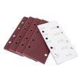 thumbnail image 2 of 50 Pcs Sanding Pads,Sanding Paper Hook and Loop Sand Sheet 93X185mm Punched 8 Holes Grits 40/60/80/120, 2 of 5