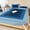 Blue, variant on Twin Sze Fitted Sheet Set - 3D Optical Illusion 2 Piece Bedding Sets 16" Deep Pocket Fitted Sheet with 1 Pillowcase, Blue Geometric Modern Prints Brushed Microfiber Hotel Luxury Bed Sheets