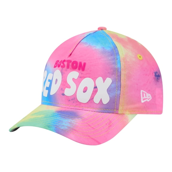 Toddler New Era Boston Red Sox Tie Dye M-Crown A-Frame 9FORTY Adjustable Hat