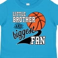 thumbnail image 4 of Inktastic Little Brother and Biggest Fan Basketball Player Boys Toddler T-Shirt, 4 of 5